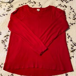 Crown & Ivy red sweater